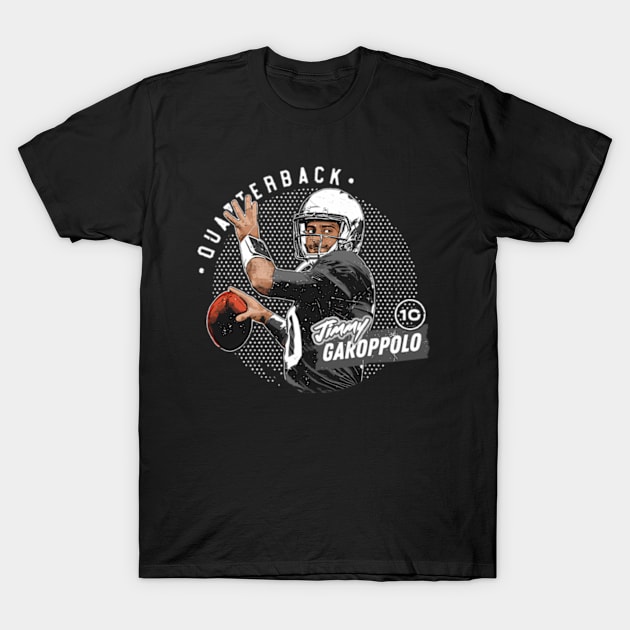 Jimmy Garoppolo Las Vegas Dots T-Shirt by binchudala